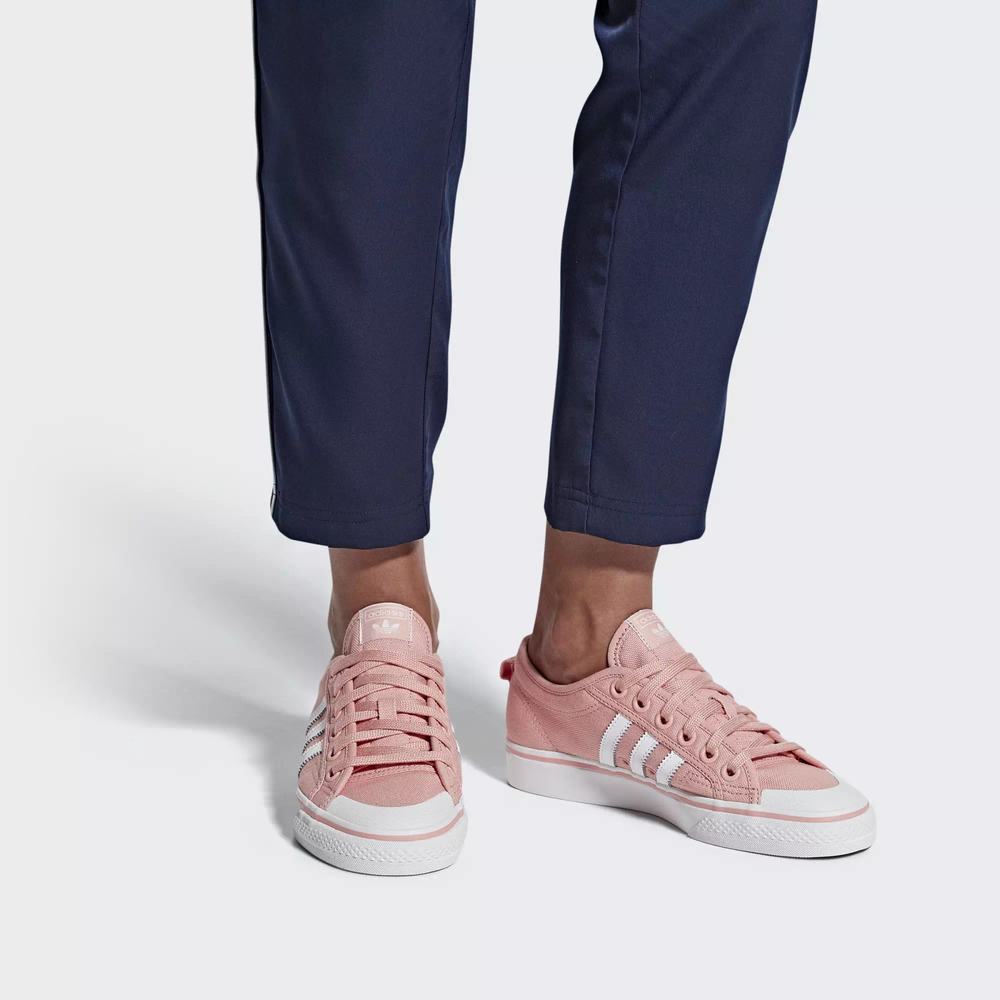 Adidas Nizza Tenis Rosas Para Mujer (MX-37288)